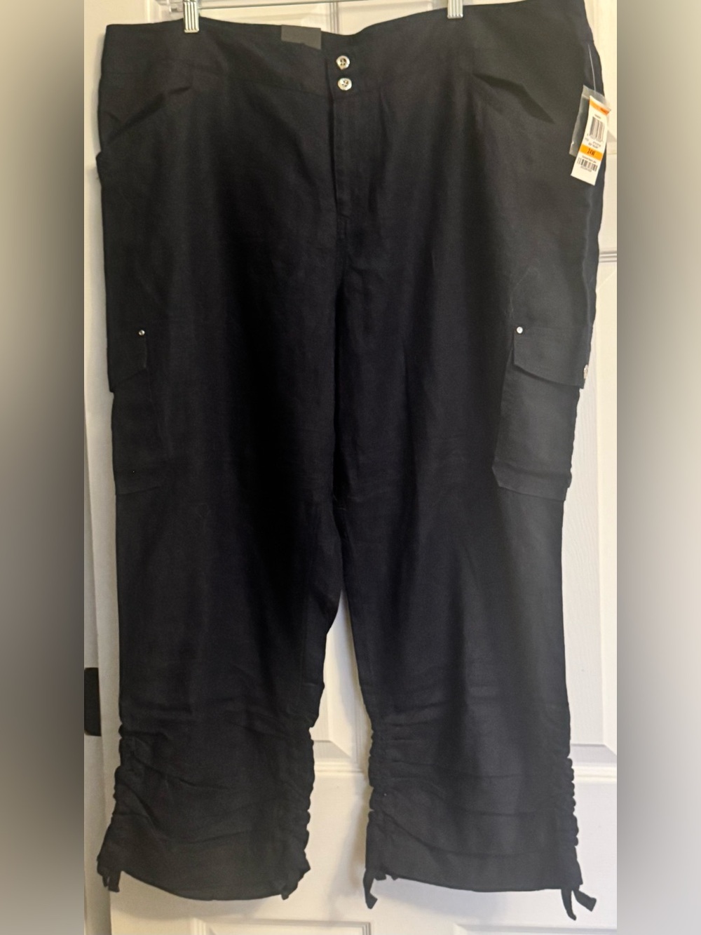 INC International Concepts Navy  Cargo Trousers with Utility Pockets